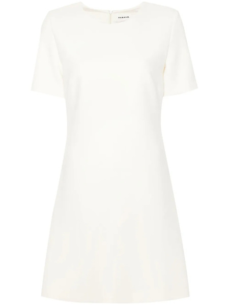  P.a.r.o.s.h. Shift Mini Dress - White 