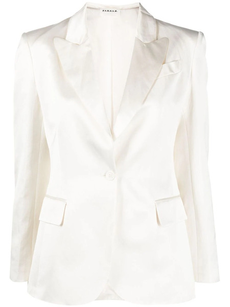  P.a.r.o.s.h. Single-breasted Blazer - White 