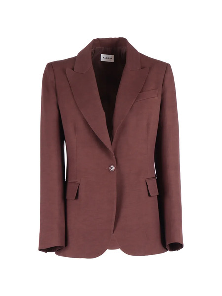  P.a.r.o.s.h. Single-breasted Jacket - Brown 
