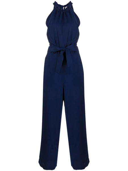  P.a.r.o.s.h. Sleeveless Wide-leg Jumpsuit - Blue 