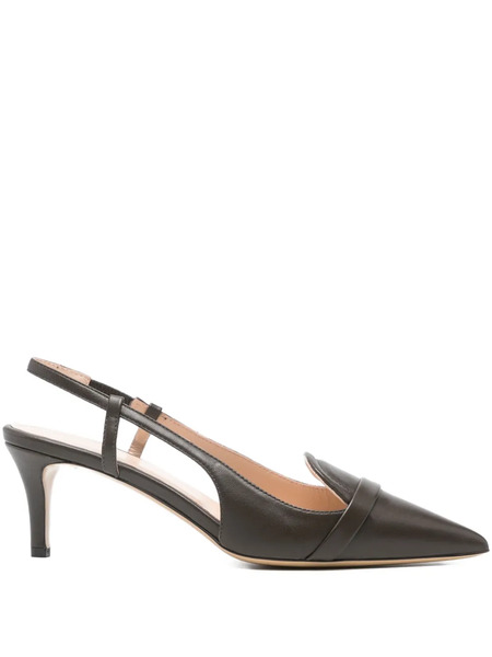  P.a.r.o.s.h. Slingback Pointed-toe Pumps - Brown 