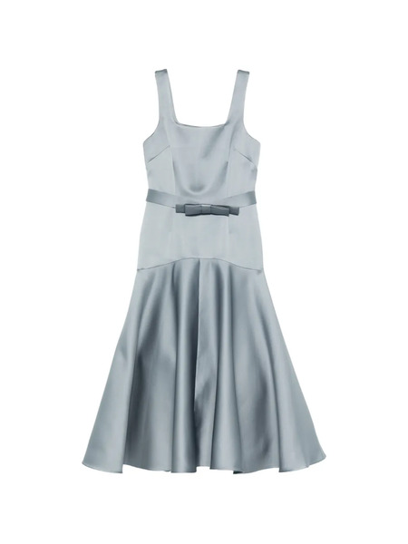  P.a.r.o.s.h. Square-neck Midi Dress - Blue 