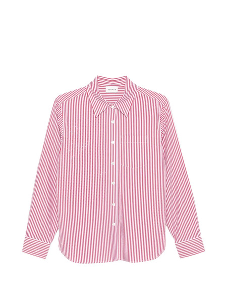  P.a.r.o.s.h. Striped Embellished Shirt - Red 