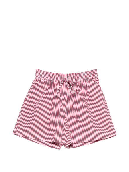  P.a.r.o.s.h. Striped-pattern Shorts - Red 