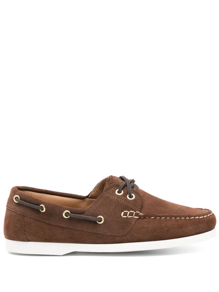  P.a.r.o.s.h. Suede Boat Shoes - Brown 
