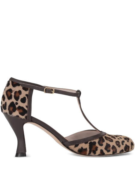  P.a.r.o.s.h. T-strap Animal-print Pumps - Neutrals 