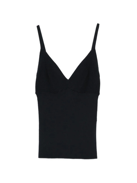  P.a.r.o.s.h. V-neck Knit Top - Blue 