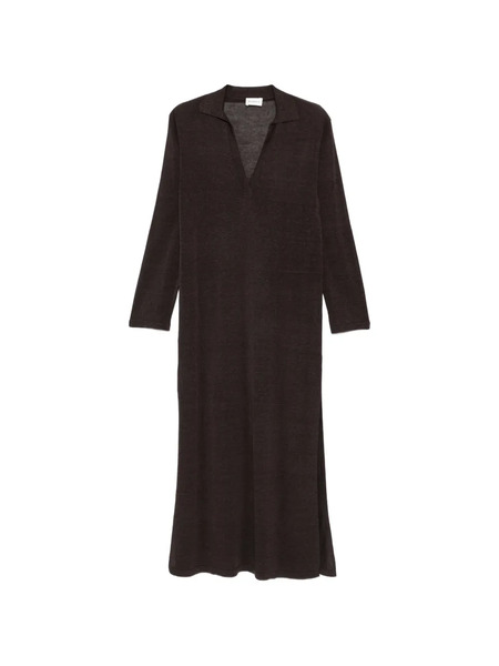  P.a.r.o.s.h. V-neck Maxi Dress - Brown 
