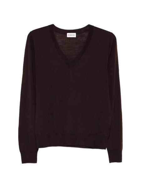  P.a.r.o.s.h. V-neck Sweater - Brown 