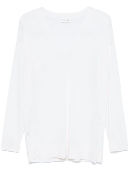  P.a.r.o.s.h. V-neck Sweater - White 