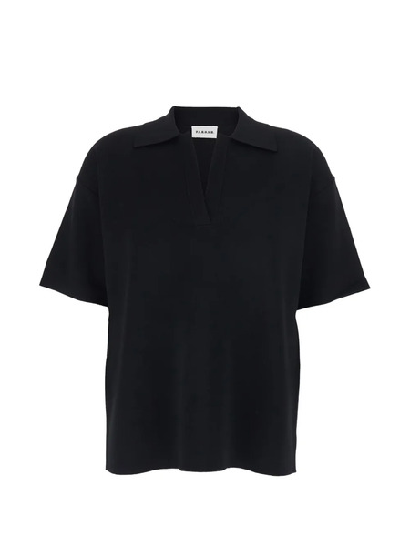  P.a.r.o.s.h. V-neck Top - Black 