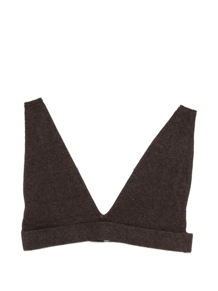  P.a.r.o.s.h. V-neck Top - Brown 