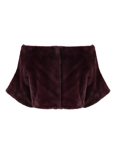  P.a.r.o.s.h. Velvet Cape - Red 
