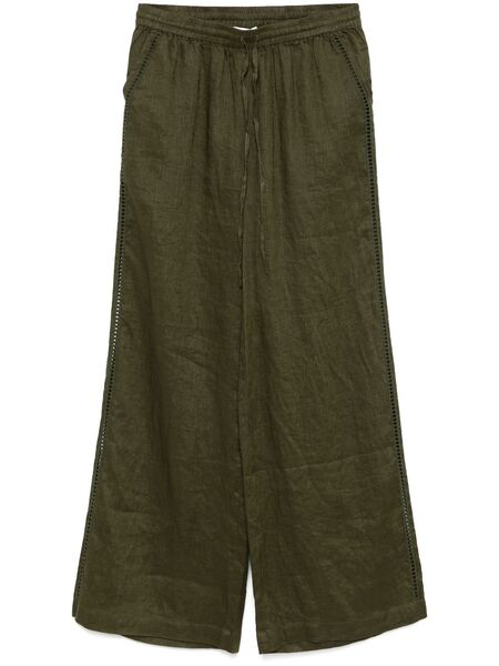  P.a.r.o.s.h. Wide-leg Trousers - Green 