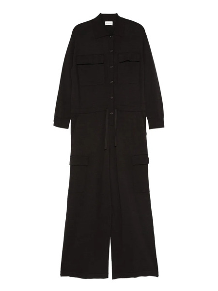  P.a.r.o.s.h. Wool-cashmere Blend Jumpsuit - Brown 