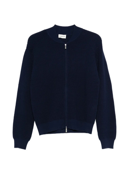  P.a.r.o.s.h. Zip-up Long-sleeve Cardigan - Blue 