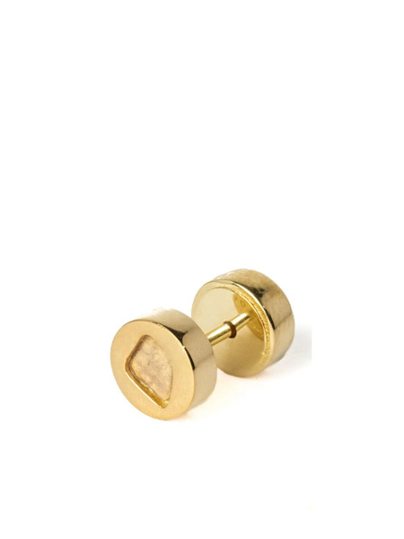  Parts Of Four Diamond Tiny Stud Earring - Gold 