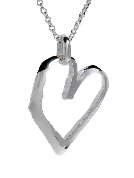  Parts Of Four Jazz's Heart Sterling Silver Necklace 