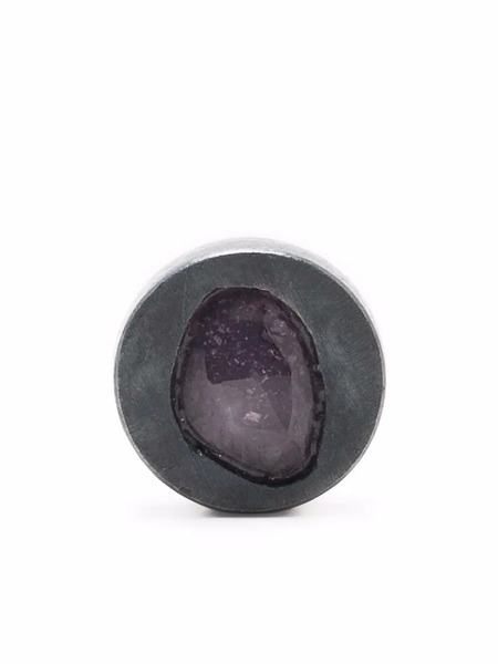  Parts Of Four Ruby Stud Earring - Grey 