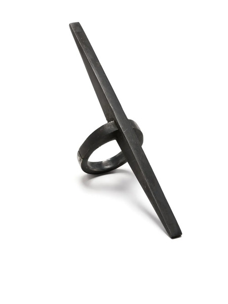  Parts Of Four Sistema Rotated Bridge Ring - Black 