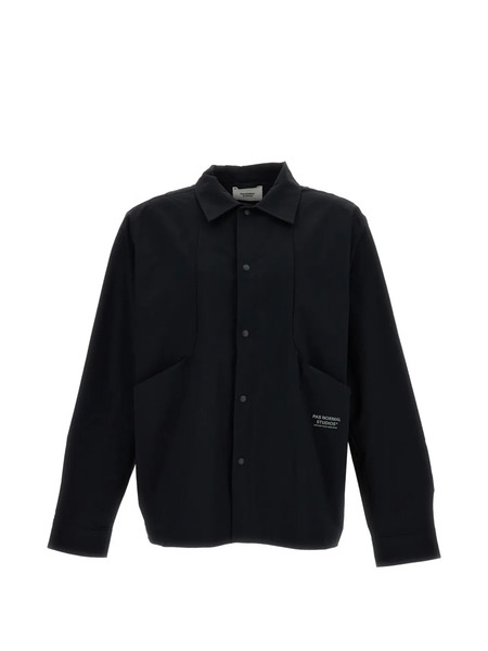  Pas Normal Studios Buttoned Shirt Jacket - Black 