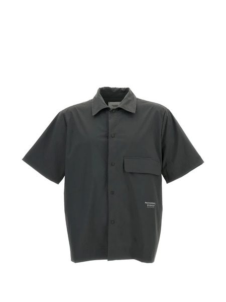  Pas Normal Studios Chest-pocket Short-sleeve Shirt - Grey 