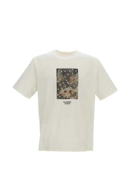  Pas Normal Studios Crew-neck Print T-shirt - Neutrals 