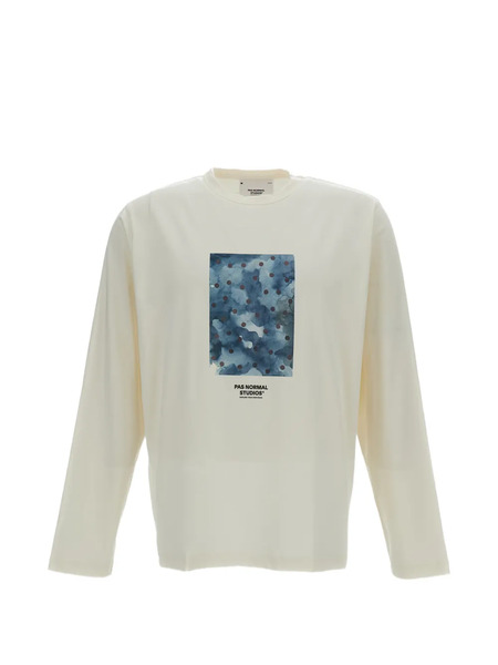  Pas Normal Studios Long-sleeve Printed T-shirt - Neutrals 