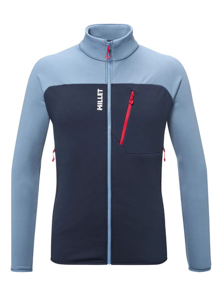  Pascal Millet Two-tone Zip-up Jacket - Blue 
