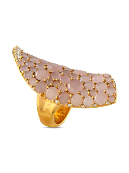  Pasquale Bruni 18kt Yellow Gold Quartz Ring 