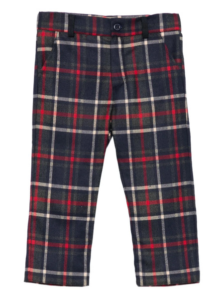 Patachou Check-pattern Trousers - Blue 