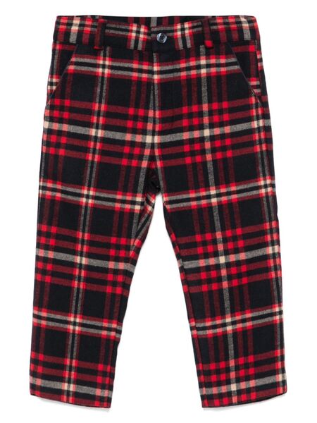  Patachou Checked Trousers - Red 