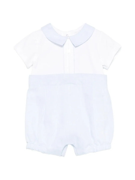  Patachou Collared Rompers - White 