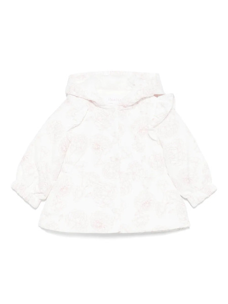  Patachou Floral Coat - White 