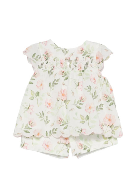  Patachou Floral Short Set - Neutrals 