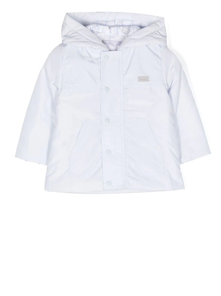  Patachou Logo-patch Hooded Jacket - Blue 