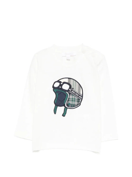  Patachou Long-sleeved Top - White 