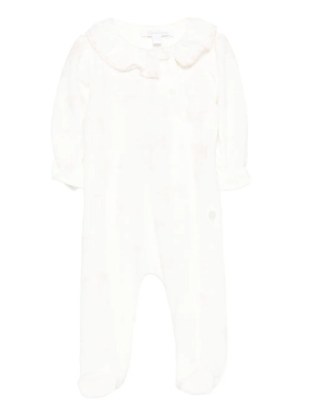  Patachou Peter Pan-collar Romper - White 