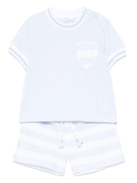  Patachou Striped Shorts Set - Blue 