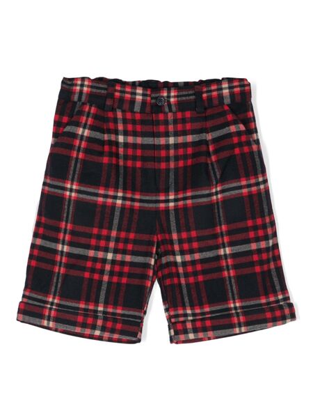  Patachou Tartan-check Shorts - Red 
