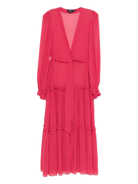  Patbo Belted Ruffled Robe - Pink 