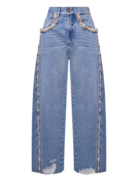  Patbo  Coelho Beaded Jeans - Blue 