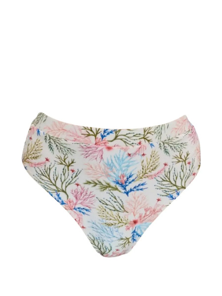  Patbo Seaweed Printed Bikini Bottom - White 