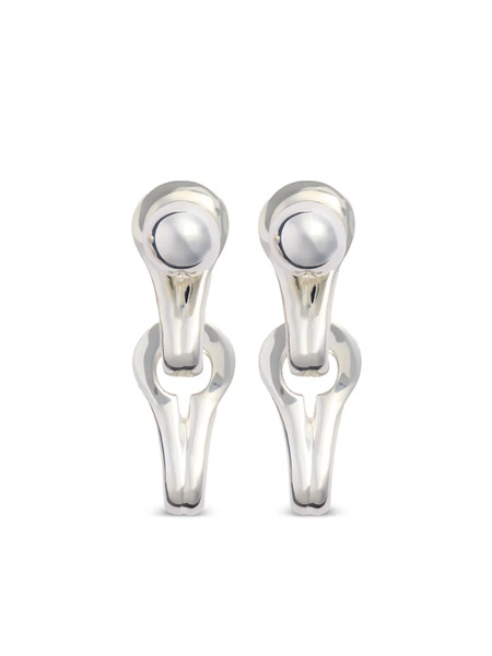  Patou Asymmetric Dangle Earrings - Silver 