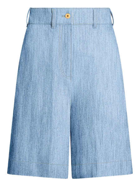  Patou Belt-loops Shorts - Blue 