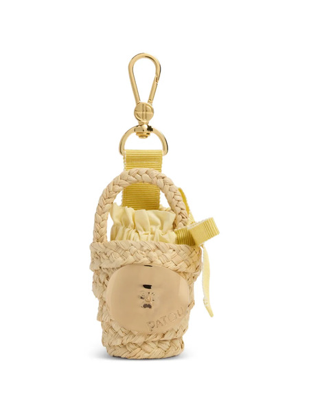  Patou Bucket-bag-charm Keyring - Neutrals 