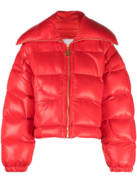  Patou Cropped Puffer Jacket - Red 