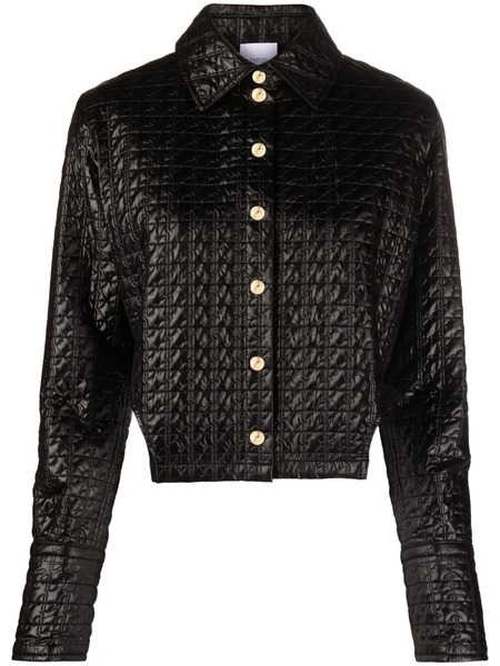  Patou Cut-out Quilted Jacket - Black 