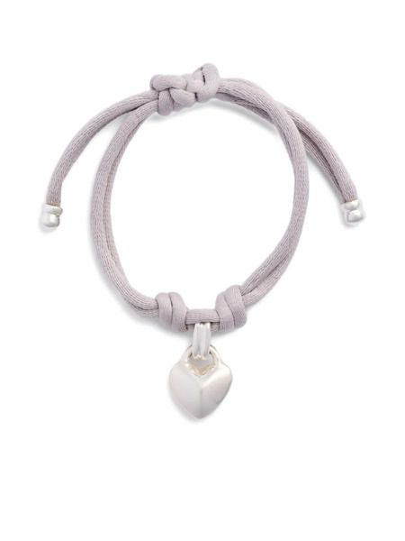  Patou Heart Drawstring Bracelet - Grey 