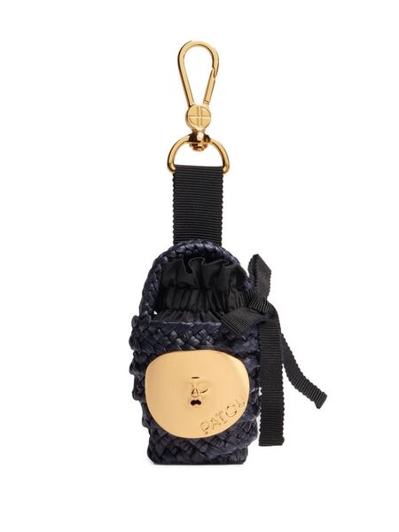  Patou Iconic Bucket Keyring - Black 